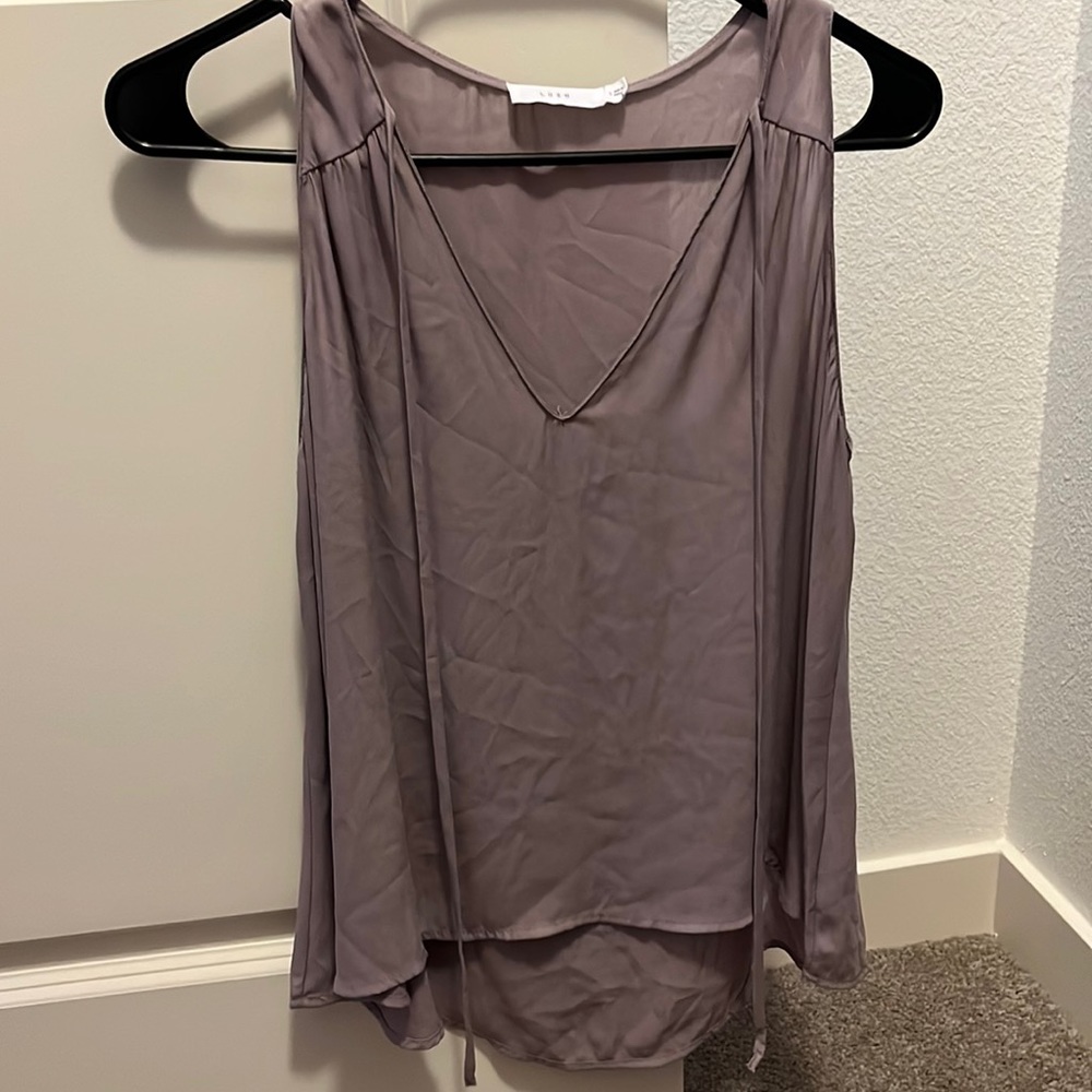 Lush, size small flowy purple dressy tank